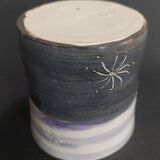 Vintage matcha bowl, stoneware, handcrafted.