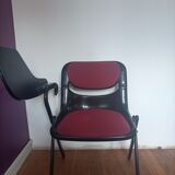 Chair university tablet design vintage Dorsal Emilio Ambasz & Giancarlo Piretti for Openark