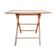 Folding wooden table