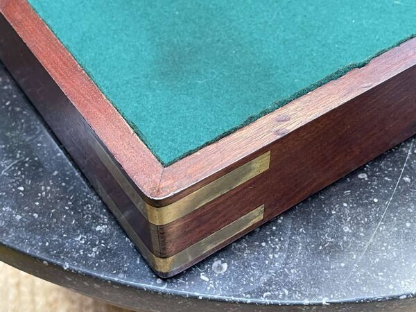 Coffret marine en acajou du 19ème