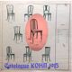 2 Fischel chairs N°196 around 1930 wooden seat- 5 bars