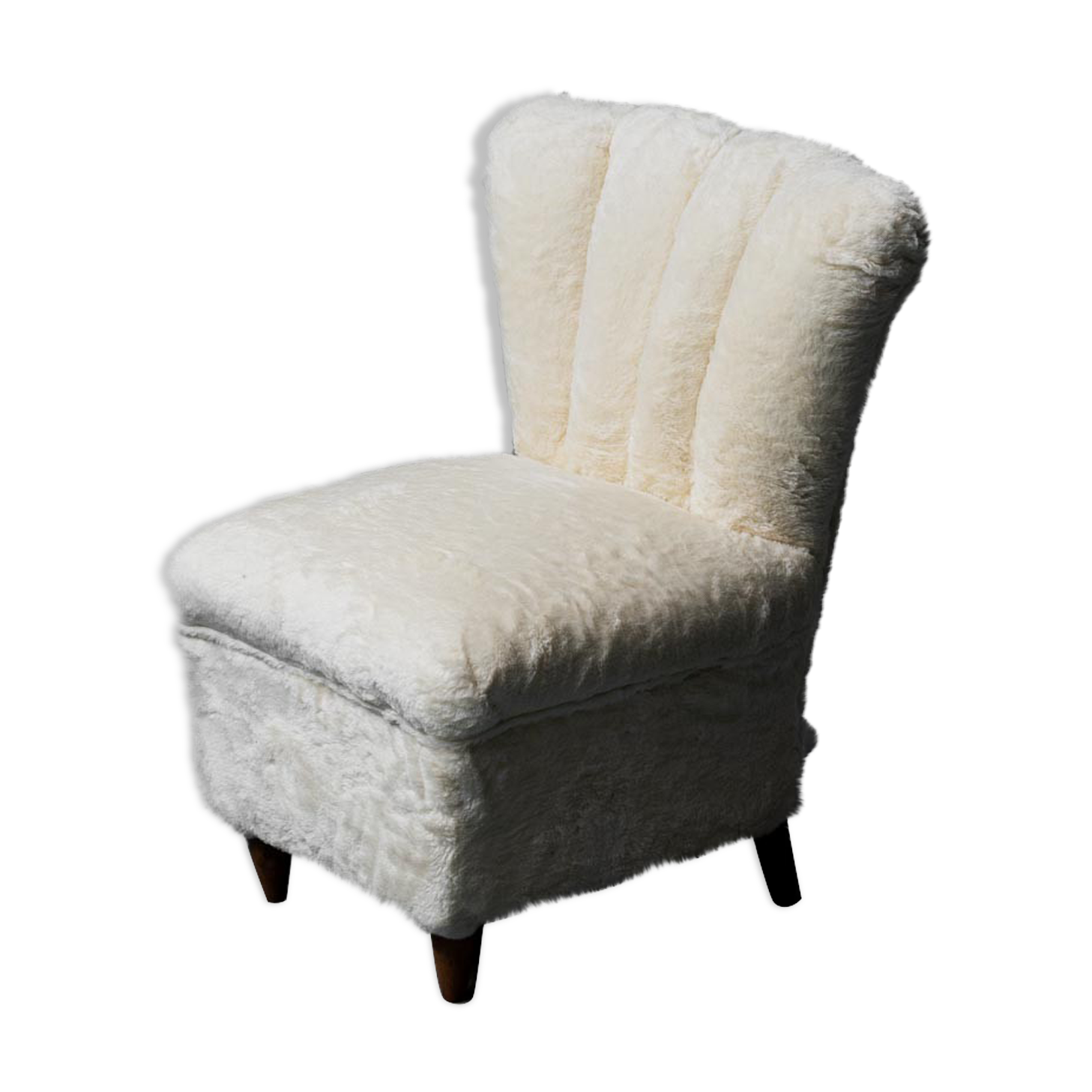 Velvet armchair 50s