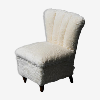 Velvet armchair 50s