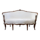 Antique sofa in walnut, Italy late 19th century