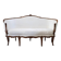 Antique sofa in walnut, Italy late 19th century