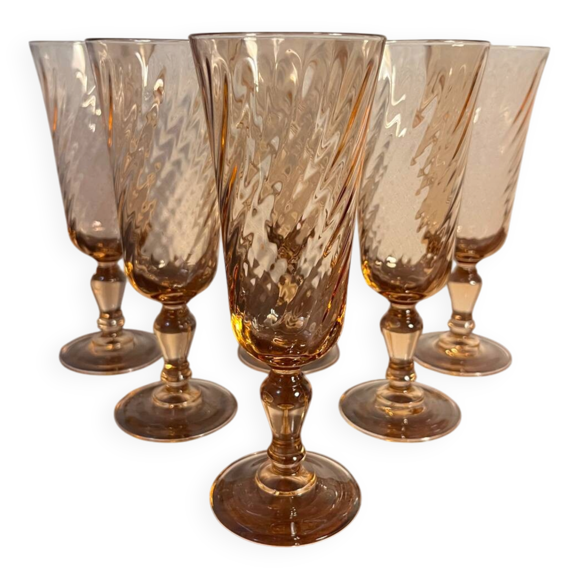 Rosaline glass champagne flute or coupe