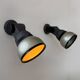 Pair of adjustable vintage wall lights, lacquered metal, Lita France 1980