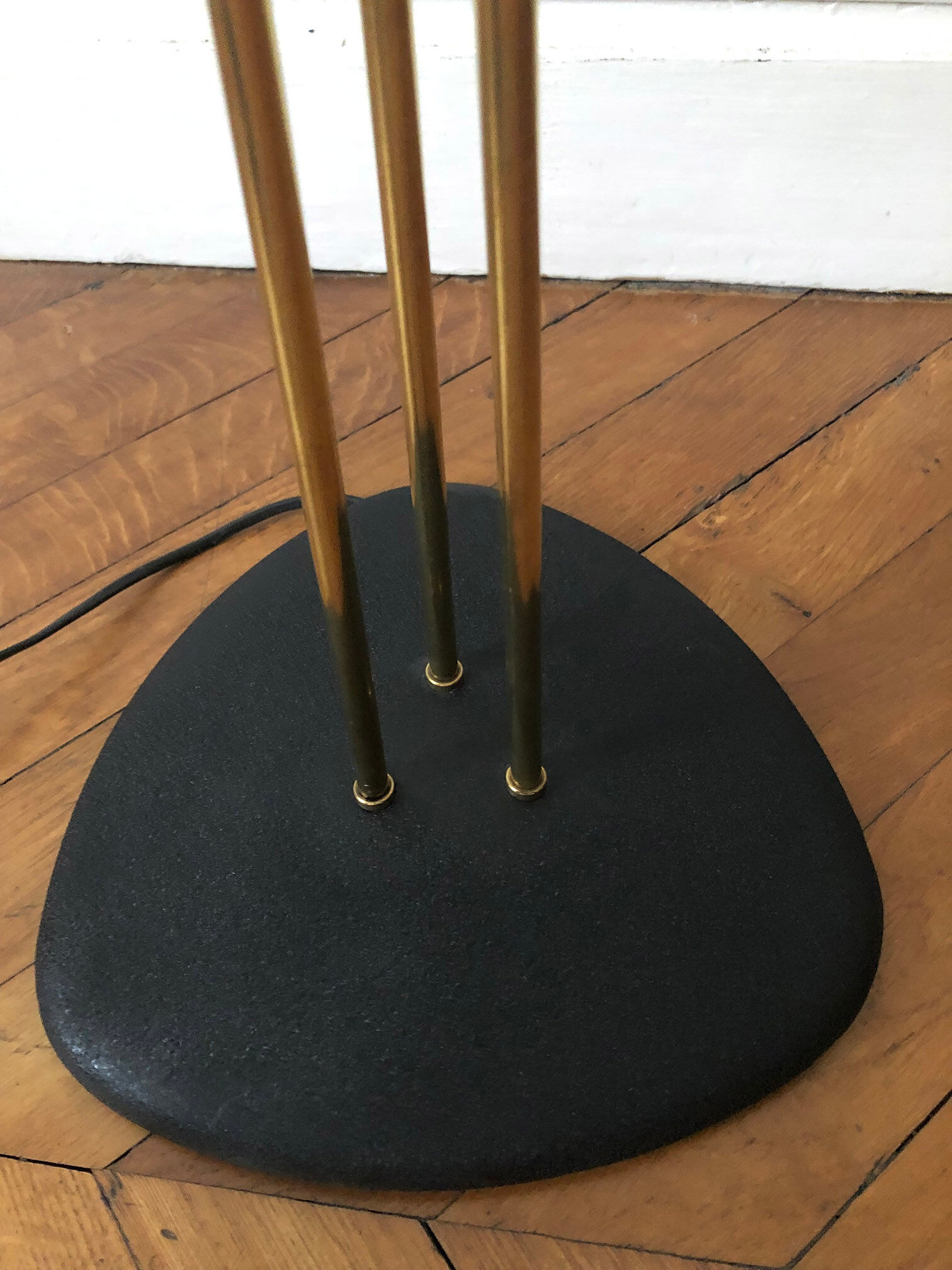 Floor lamp 3 articulated lights 1960