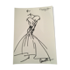 Christian Dior, press fashion illustration "spring collection - summer 1986"