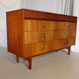 Scandinavian rosewood chest of drawers