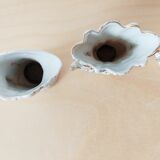 Set of 4 porcelain wedding vases