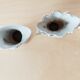 Set of 4 porcelain wedding vases