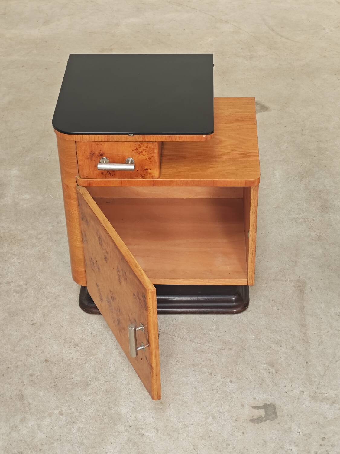 Art Deco bedside table by Jindrich Halabala for Up Zavody