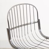 Set of 4 chrome steel chairs, Gastone Rinaldi, style  Italy, 1970