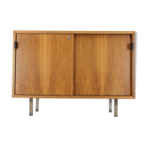 Sideboard Florence Knoll with sliding doors, mid century