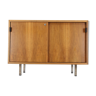 Sideboard Florence Knoll with sliding doors, mid century