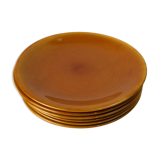 Six flat plates Longchamp