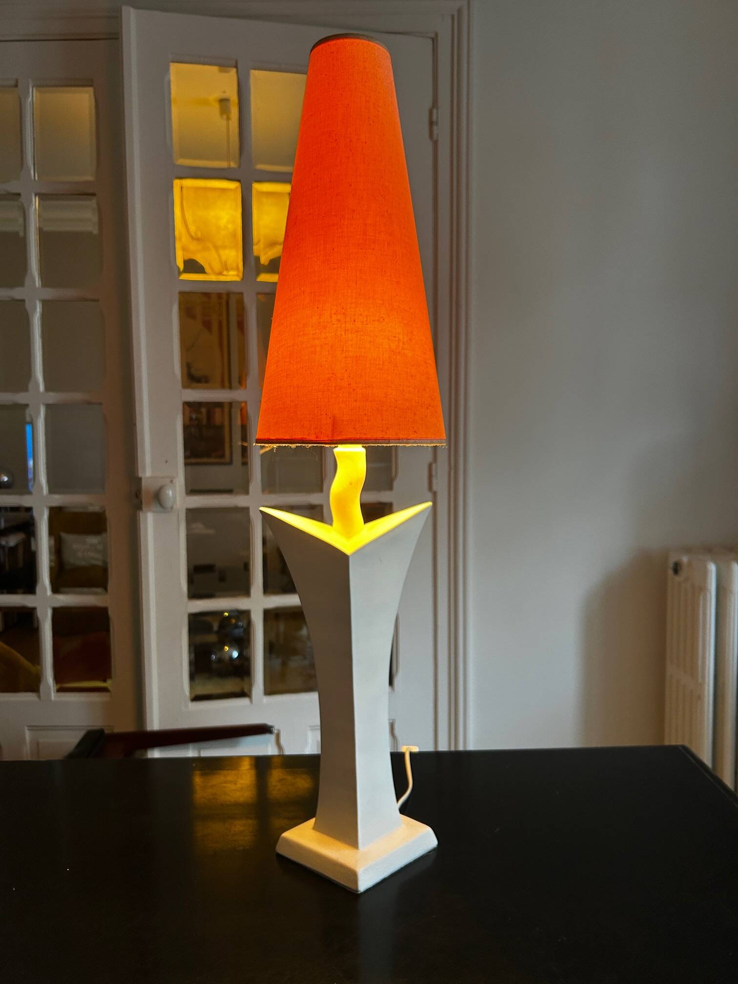 ceramic lamp by Pierre Casenove for Lunéville, 1980
