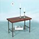 Vintage teak side table for TV/audio, 1960s in teak.