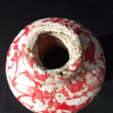 Glazed terracotta vase