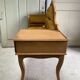 Restored vintage bench – “chat” furniture with integrated drawer