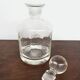 Vintage crystal whisky carafe from Paris with original label.