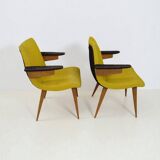 Vintage Scandinavian Armchair Design Duo
