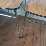 Deux chaises vintage en formica