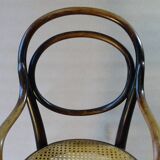 High baby chair, Thonet 1890, bistro, canned