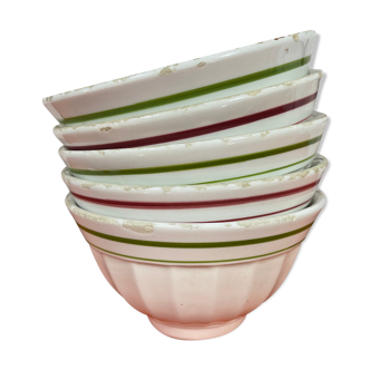 Set of 5 vintage bowls