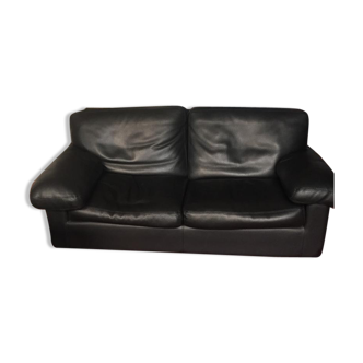 Canapé Duvivier Maillol black leather