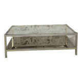 Seventies glass coffee table
