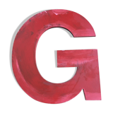 Letter teaches G wood