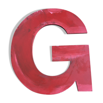 Letter teaches G wood