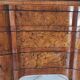 1930's Queen Anne walnut veneer secretary – slanted drop-down desk –