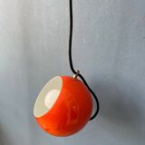 Small red adjustable Artimeta eyeball pendant lamp