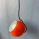 Small red adjustable Artimeta eyeball pendant lamp