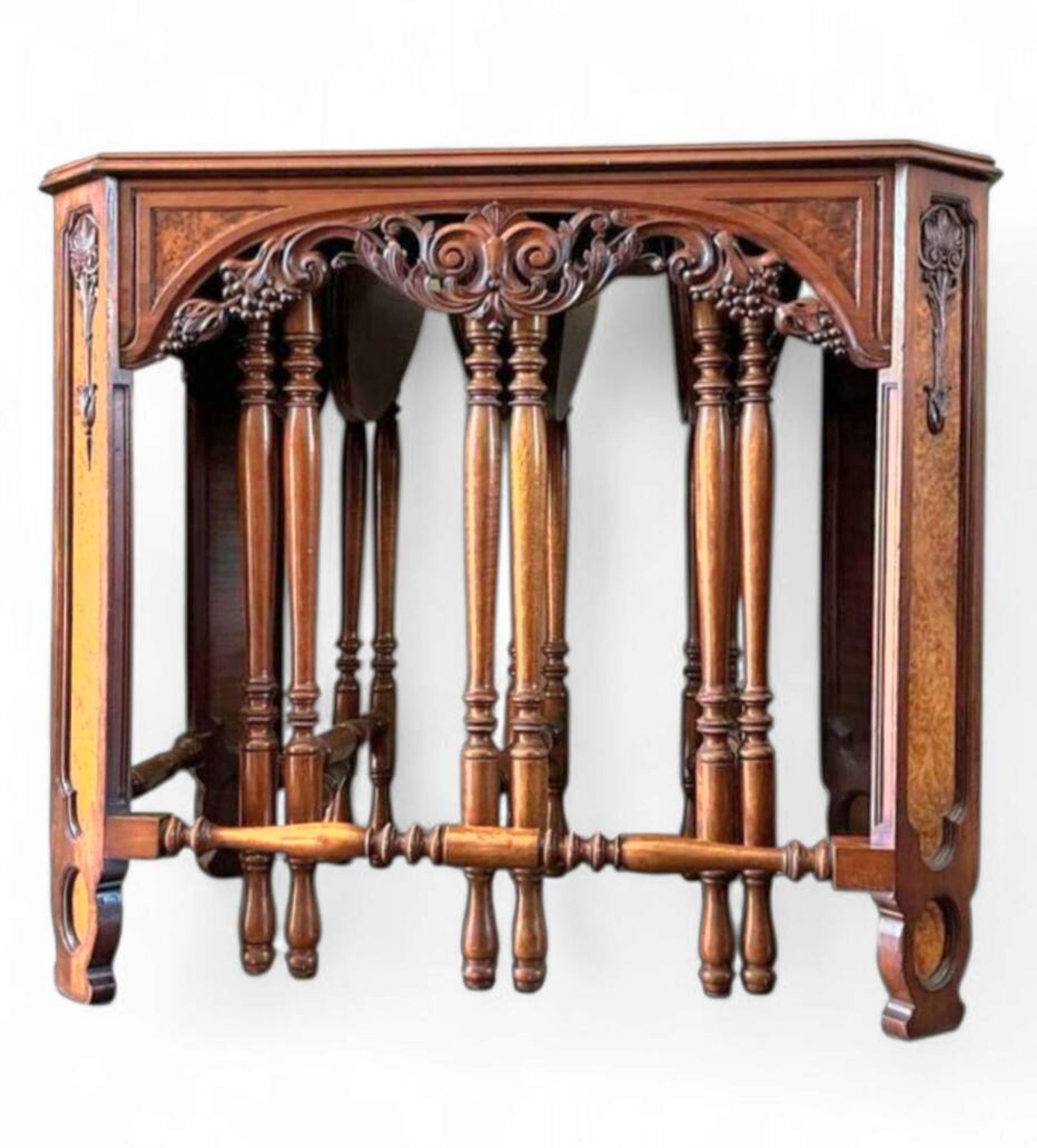 20th-century Art Deco / nesting table 3 x / attributed to Maison Franck