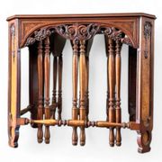 20th-century Art Deco / nesting table 3 x / attributed to Maison Franck