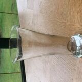 9 glass transparent bistro vintage 1970