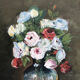 Tableau années 30 "Le bouquet de roses"