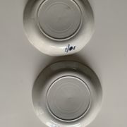 Set of two small English porcelain plates by Johnson Bros.
