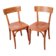 Scandinavian bistro chairs in turned wood, Baumann style
