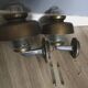 Pair of Egon Hillebrand Brass Wall Lamps – Germany, 1960s