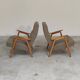 Paire de fauteuils 6956 restaurée  par Interier Praha , production 1965