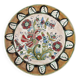 Large vintage ceramic wall dish by Elio Schiavon 1950