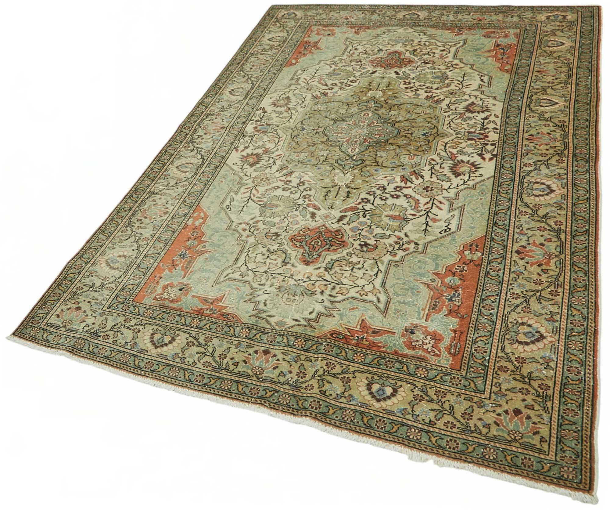 Tapis vintage en laine turque Kayseri 145 cm x 234 cm