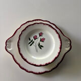 Salins dessert plates and platter, Cerilly model