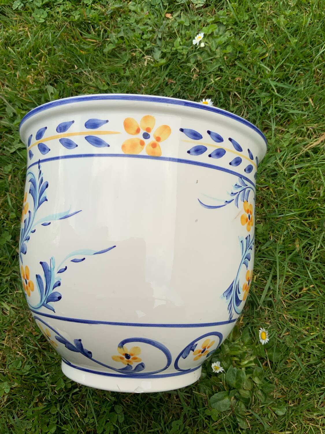 Vintage handcrafted planter