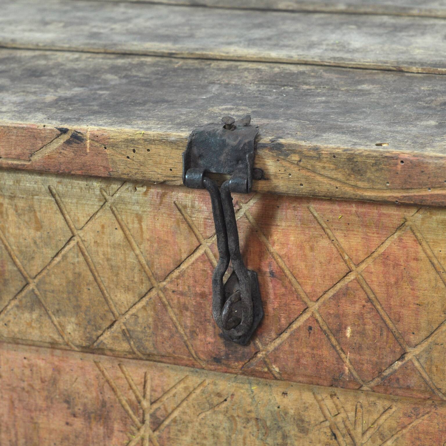 Shepherd's chest, 1850s